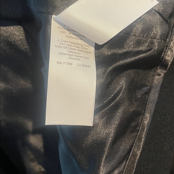 Elegant Black Women's Coat JCREW SIZE 16 WOOL COAT —WORN 2’s - Picture 8 of 8